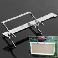Frame grip metal handle and hive tool